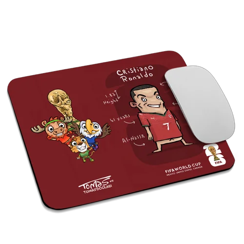 موس پد کریستیانو رونالدو Mouse pad worldcup 2026 Cristriano Ronaldo
