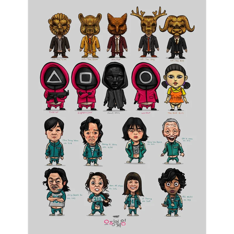 پوستر سریال اسکوئید گیم Squid Game