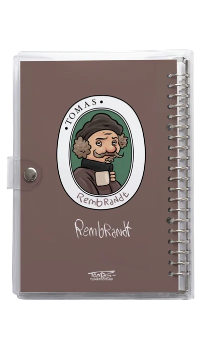 دفتر کلاسور شیشه ای رامبرانت Rembrandt