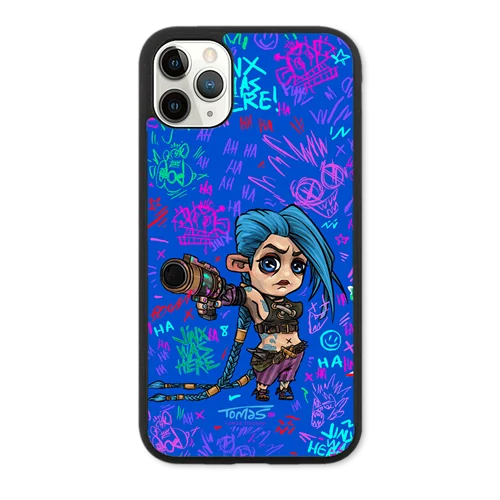 قاب موبایل جینکس بکگراند آبی  jinx
