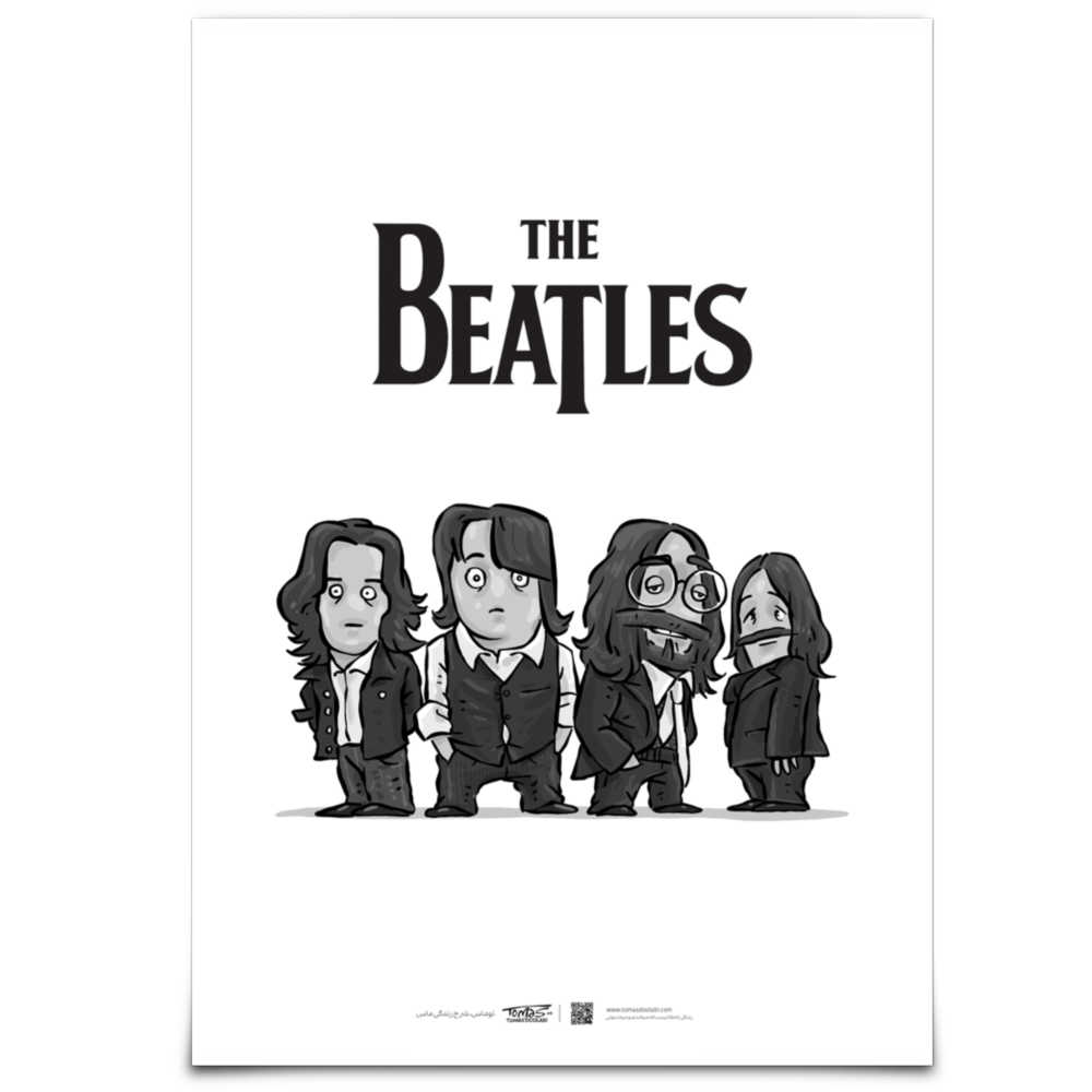 پوستر عکس گروه بیتلز the Beatles poster A4