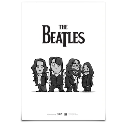پوستر عکس گروه بیتلز the Beatles poster A4
