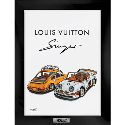 قاب پورشه سینگر لویی ویتان Singer design Porsche Louis Vuitton