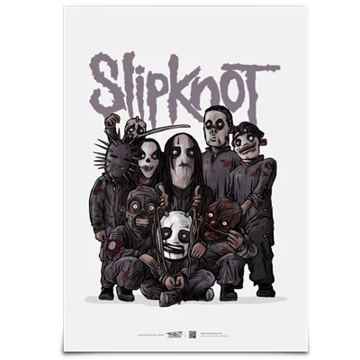 پوستر عکس گروه اسلیپنات Slipknot poster A4