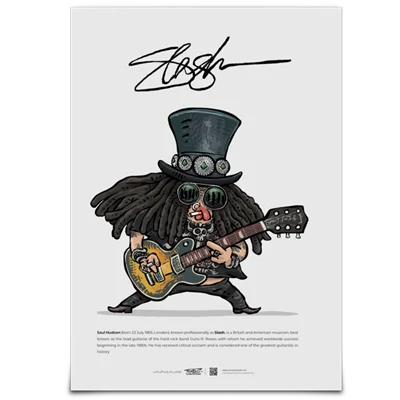 پوستر عکس اسلش Slash poster A4