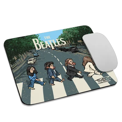 موس پد گروه بیتلز در خیابان street The Beatles