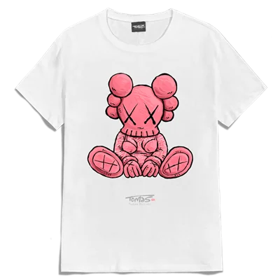 تیشرت کاوز صورتی Pink Kaws