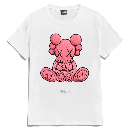 تیشرت کاوز صورتی Pink Kaws