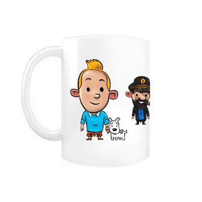 ماگ تن تن و دوستان Mug tin tin and friends