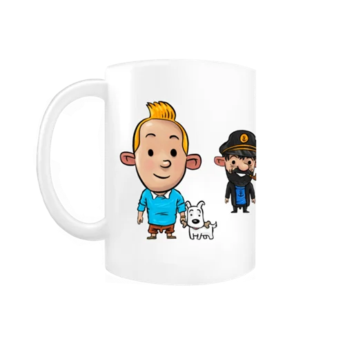 ماگ تن تن و دوستان Mug tin tin and friends