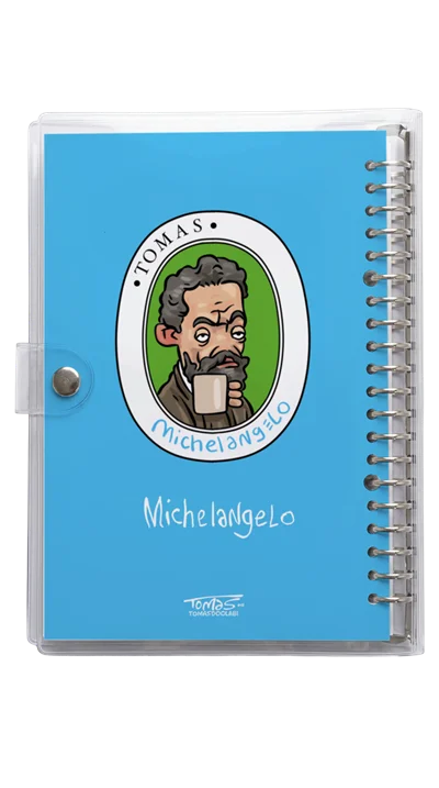 دفتر کلاسور شیشه ای میکل‌آنژ Michelangelo