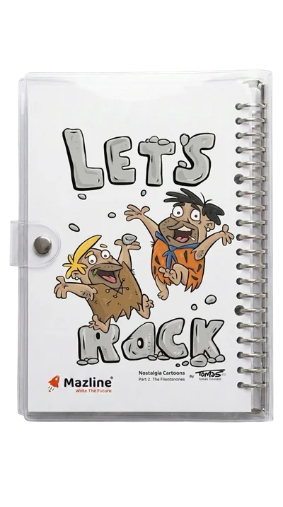 دفتر کلاسور شیشه ای عصر حجر The Flintstones