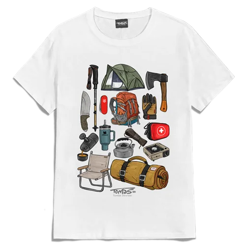 تیشرت وسایل کمپینگ  Camping