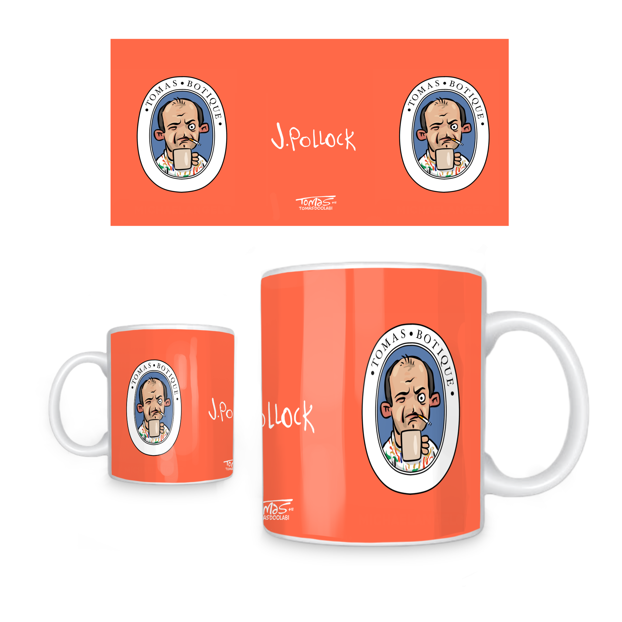ماگ جکسون پولاک Mug Jackson Pollock
