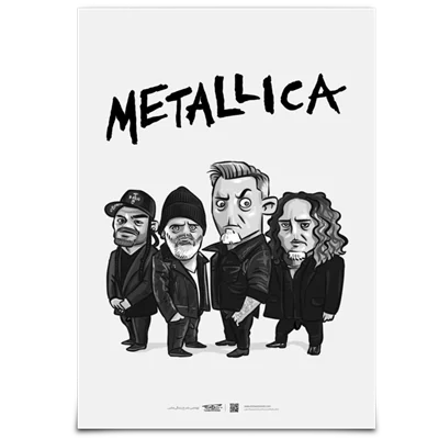 پوستر عکس گروه متالیکا Metallica poster A4
