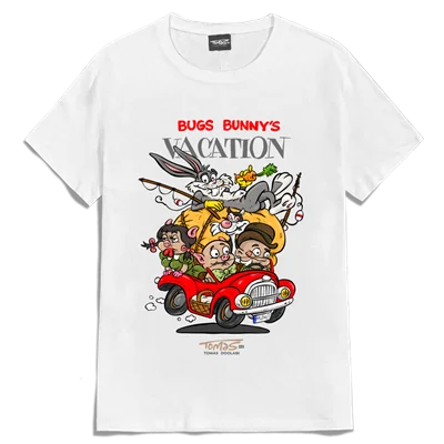 تیشرت باگزبانی در سفر  tshirt bugs bonnys vacation