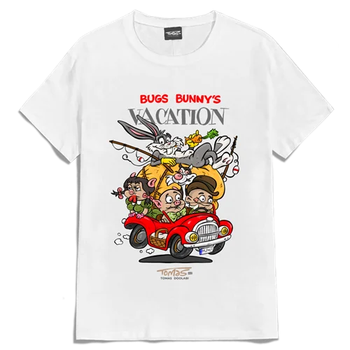 تیشرت باگزبانی در سفر  tshirt bugs bonnys vacation