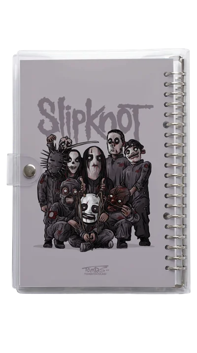 دفتر کلاسور شیشه ای اسلیپنات Slipknot