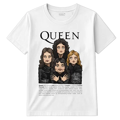 تیشرت گروه کوئین tshirt Queen