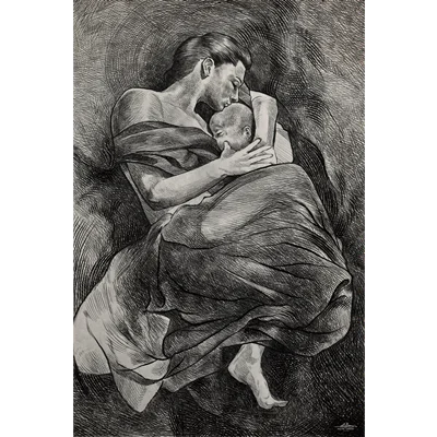 پوستر مادر و فرزند mother and  child