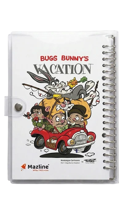 دفتر کلاسور شیشه ای  تعطیلات باگز بانی Bugs Bunny's Vacation