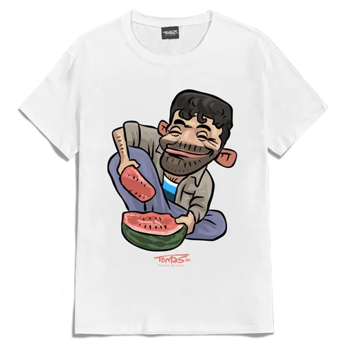 تیشرت مرد هندوانه خور آخر کلیپها