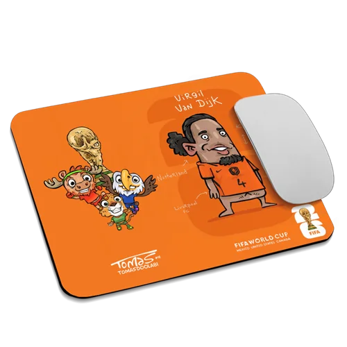 موس پد ویرجیل ون دایک Mouse pad worldcup 2026 Virgil Van dijk