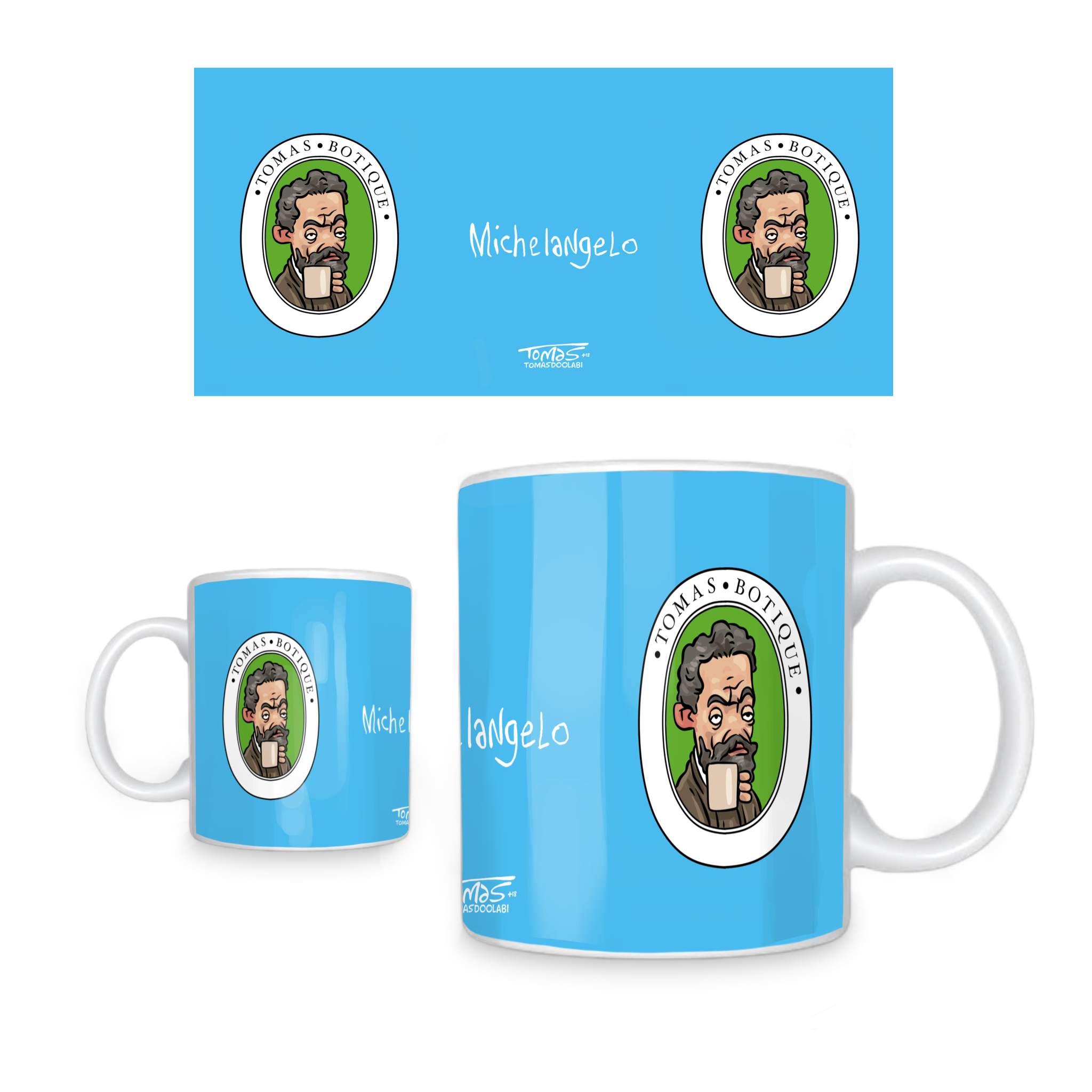 ماگ میکل‌آنژ Mug Michelangelo