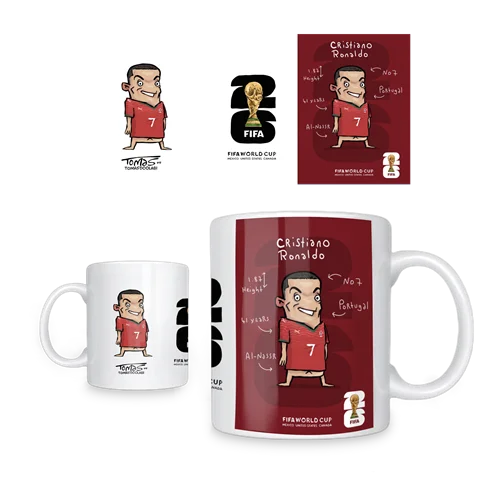 ماگ کریستیانو رونالدو Mug Cristriano Ronaldo Worldcup 2026
