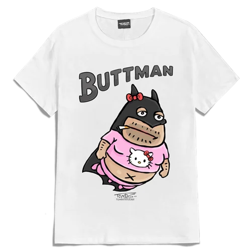 تیشرت بات من صورتی  pink Butman