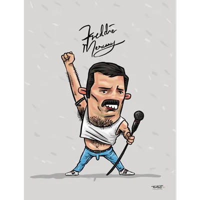 پوستر فردی مرکوری Freddie Mercury